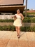 Conjunto Shorts saia + blusa Camila ( OFF WHITE ) - loja online