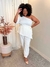 Conjunto Calça Jasmin + Blusa Camila OFF WHITE - comprar online