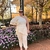 Conjunto Calça Jasmin + Blusa Camila OFF WHITE - Florall Plus