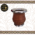 Mate de madera virola de acero bocon con guarda