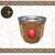 Mate vidrio con adorno de piedra - comprar online