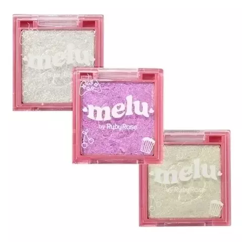 sombras de ojos e iluminadores Ruby Rose Melu-2IN1 RR-1086