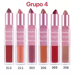 LABIAL LIPS MATTE 2IN1 RUBY ROSE HB-8608 . - comprar online
