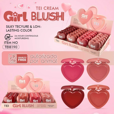 rubor en gel f/ corazon tei 8190 - comprar online