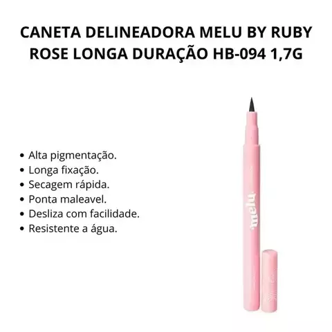DELINEADOR LARGA DURACIÓN MELU RUBY ROSE HB-094