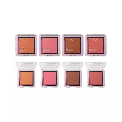 RUBOR BLUSH COMPACTO RUBY ROSE HB-861 - comprar online