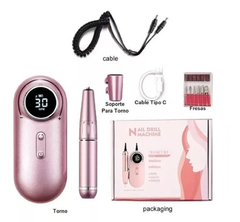 Torno Inalámbrico Profesional Pedicura Manícura 30000+ Fresa0387