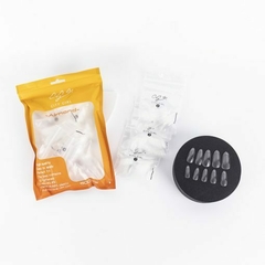TIPS PARA SOFT GEL ALMOND, 600 UNIDADES EN BOLSA CITY GIRL JPT-D504