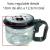 VASO REGULABLE COMPATIBLE CON CAFETERA LILIANA COFLY AC950 TRANSPARENTE - 2D Electromecánica
