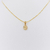Colar micro medalha Nossa Senhora das Graças banhado a ouro 18K