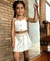 Conjunto infantil feminino cropped e saia - comprar online