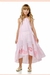 Vestido infantil feminino listrado