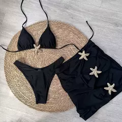 Biquíni Moda Praia 3 peças - Cores Diversas - Ondatop dos achados