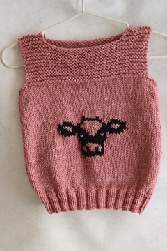 Chaleco Rosa Vaca - comprar online