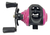 Carretilha Albatroz Fishing M21 Slim Rosa Manivela Direito na internet