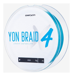 Linha Multifilamento Daisen Yon Braid 4x 0,23mm 25lbs 200m na internet