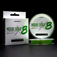 Linha Pesca Daisen Midori Braid X8 0.23mm 17kg Verde 150m - loja online