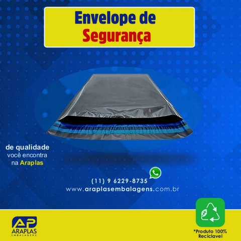ENVELOPE DE SEGURANÇA 26X36 (250 PEÇAS)
