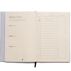 Daily Planner (não-datado) - Cinza - GRACObrand | Papelaria premium 