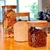 Pote de Vidro Hermetico Borosilicato com Tampa de Bambu 600ml Oxford