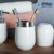 Porta Escova de Dente Com Tampa New Belly Cromo -