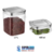 Pote Hermético Quadrado Vedação Tripla 425ml - Arthi - Super Lider