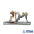 Escultura Mulher Yoga com Gato Decorativa