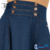 Saia Jeans Midi com Botões no Cós Via Tolentino - comprar online