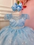 Vestido de Festa Infantil Frozen Luxo com Capa - comprar online