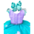 Vestido de Festa Infantil Princesa Ariel Sereia Fundo do Mar Luxo Lilás Tiffany na internet