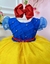 Vestido de Festa Infantil Branca de Neve Luxo - comprar online