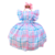 Vestido Infantil Xadrez Tartan Rosa Colorido Candy Color Luxo - comprar online
