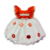 Vestido de Festa infantil Fantasia Moana Luxo Abóbora Nude Com Apliques - comprar online