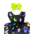 Vestido de Festa Infantil Neon Preto Borboletas na internet