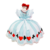 Vestido de Festa Infantil Fantasia Alice no País das Maravilhas Luxo - Baila Nina Store