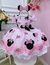 Vestido de Festa Infantil Minnie Rosa