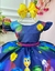 Vestido de Festa Infantil Divertidamente Marinho - comprar online
