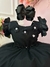 Vestido de Festa Infantil Preto Black Luxo Wandinha Florista Daminha - comprar online