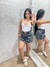 Shorts Saia Jeans Grafite - comprar online