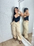 Calça Parachute Com Bolsos e Elástico - Vi Moda Fashion