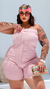 Macaquinho Jeans Plus Size - loja online