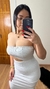 Vestido Tubinho Brilho Prateado com Fenda na internet