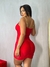 Vestido Decote V Alça Corrente - loja online