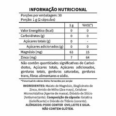 2 POTES ZINCO Quelato 60 cápsulas 600 mg - comprar online