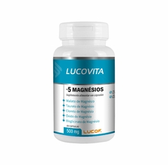 Lucovita +5 Magnésios - 60 Cápsulas 500mg