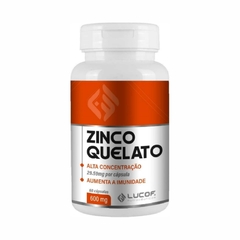 ZINCO Quelato 60 cápsulas 600 mg