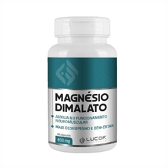 Magnésio Dimalato 60 cápsulas 600mg