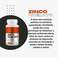 ZINCO Quelato 60 cápsulas 600 mg na internet