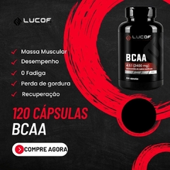 02 POTES BCAA 120 Cápsulas 2400 mg - comprar online