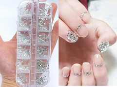 Strass Para Una Plateado